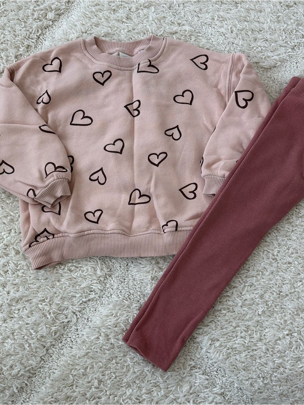 Zara Pink Heart Set